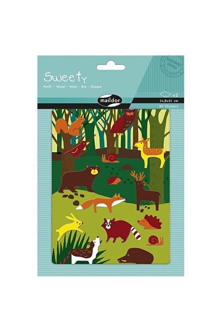 STICKERS SWEETY 14,8*21ΕΚ.ΔΑΣΟΣ 2 ΦΥΛΛΑ