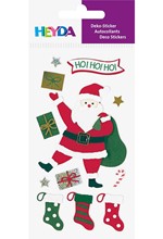 STICKERS HEYDA XMAS 3D ΑΓΙΟΣ ΒΑΣΙΛΗΣ ΜΕ ΚΑΛΤΣΕΣ ΚΑΙ ΔΩΡΑ