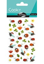 STICKERS COOKY 7,5*12CM.ΤΡΙΦΥΛΛΙΑ ΚΑΙ ΠΑΣΧΑΛΙΤΣΕΣ