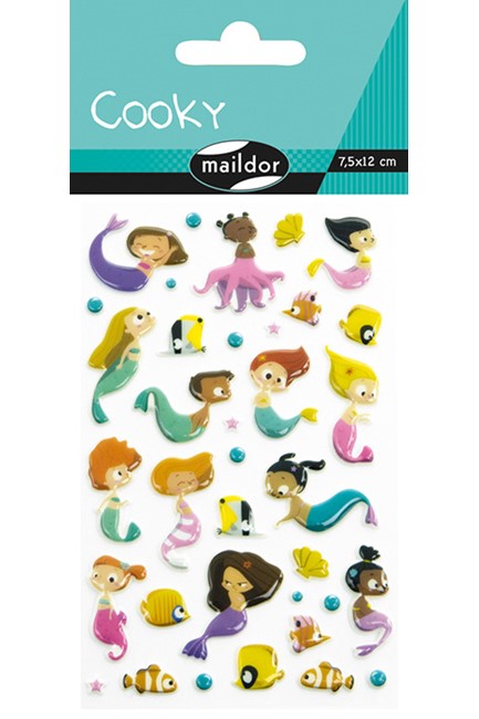 STICKERS COOKY 7,5*12CM.ΓΟΡΓΟΝΕΣ
