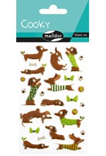 STICKERS COOKY 7,5*12CM ΣΚΥΛΑΚΙΑ ΤΕΚΕΛ