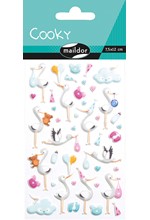 STICKERS COOKY 7,5*12CM.ΓΕΝΝΗΣΗ ΜΩΡΟΥ