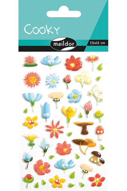 STICKERS COOKY 7,5*12CM.ΛΟΥΛΟΥΔΙΑ