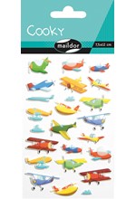 STICKERS COOKY 7,5*12CM.ΑΕΡΟΠΛΑΝΑ