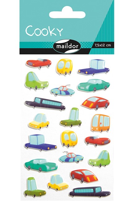STICKERS COOKY 7,5*12CM.ΑΥΤΟΚΙΝΗΤΑ
