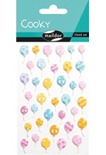 STICKERS COOKY 7,5*12CM.ΜΠΑΛΟΝΙΑ