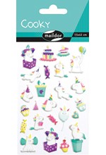 STICKERS COOKY 7,5*12CM.ΜΟΝΟΚΕΡΟΙ ΓΕΝΕΘΛΙΑ