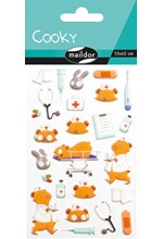 STICKERS COOKY 7,5*12CM.ΝΟΣΟΚΟΜΕΣ