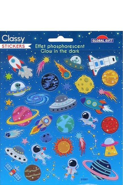 STICKERS CLASSY GLOW 15*17cm.215201 ΔΙΑΣΤΗΜΑ