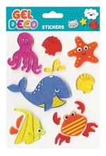 STICKERS GEL 13*17cm.320510 ΘΑΛΑΣΣΙΟΣ ΚΟΣΜΟΣ