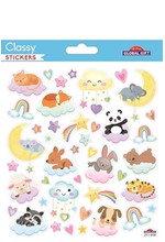 STICKERS CLASSY 15*17cm.211018 ΖΩΑΚΙΑ ΣΤΑ ΣΥΝΝΕΦΑ
