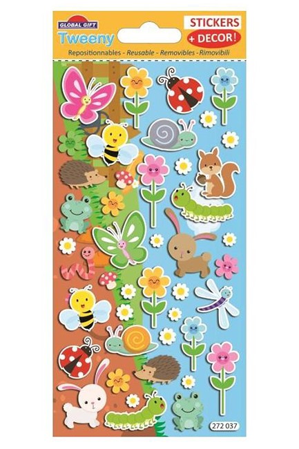 STICKERS TWEENY 9*17cm.+ΣΕΝΑΡΙΟ 272037 ΖΩΑΚΙΑ ΑΝΟΙΞΗ