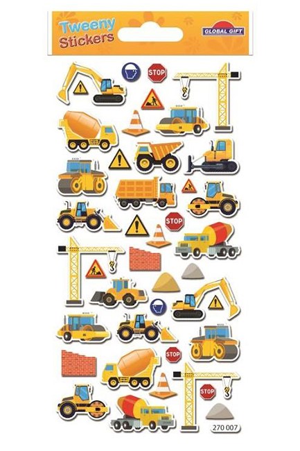 STICKERS TWEENY 9*17cm.270007 ΟΧΗΜΑΤΑ ΕΡΓΟΤΑΞΙΟΥ