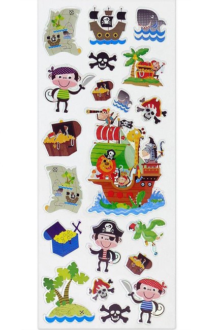 STICKERS FUN 11*31cm.912 PIRATES SHIPMATES