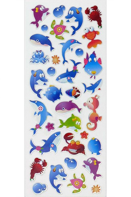 STICKERS FUN 11*31cm.816 DOLPHINS