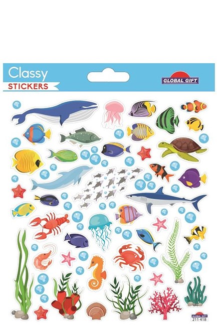 STICKERS CLASSY 15*17CM.211418 ΒΥΘΟΣ