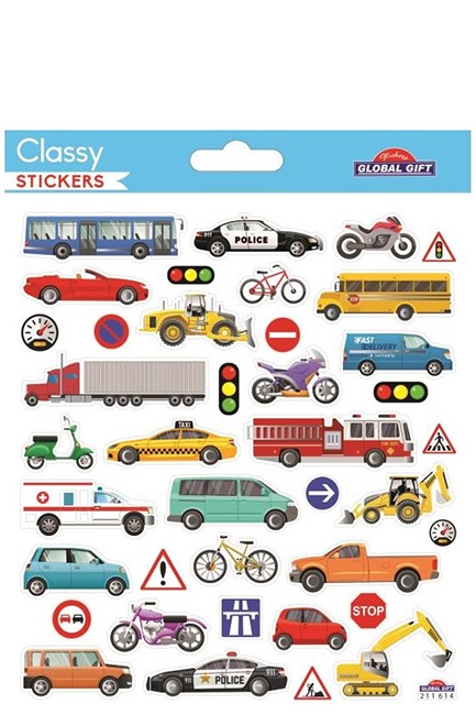 STICKERS CLASSY 15*17CM.211614 ΟΧΗΜΑΤΑ
