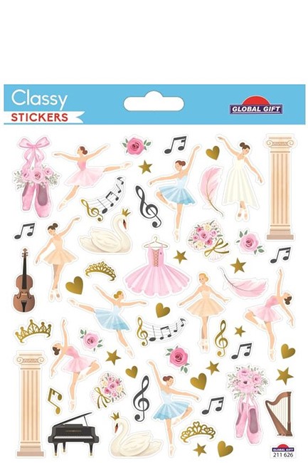 STICKERS CLASSY 15*17CM.211626 ΜΠΑΛΑΡΙΝΕΣ