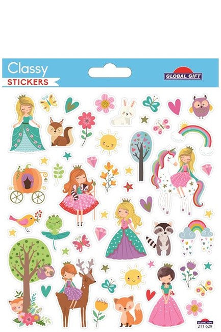 STICKERS CLASSY 15*17CM.211629 ΠΡΙΓΚΙΠΙΣΕΣ