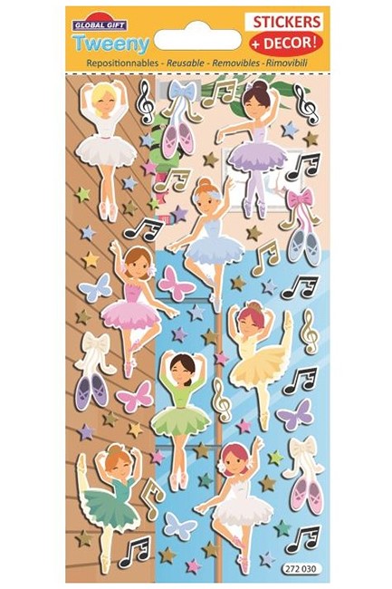 STICKERS TWEENY 9*17cm.+ΣΕΝΑΡΙΟ 272030 ΜΠΑΛΑΡΙΝΕΣ