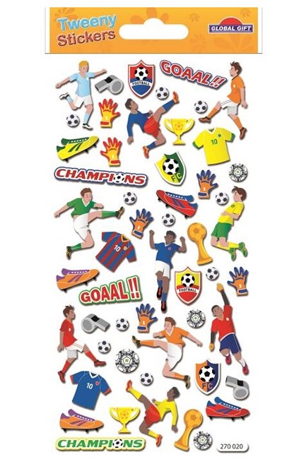 STICKERS TWEENY 9*17cm.270020 ΠΟΔΟΣΦΑΙΡΟ