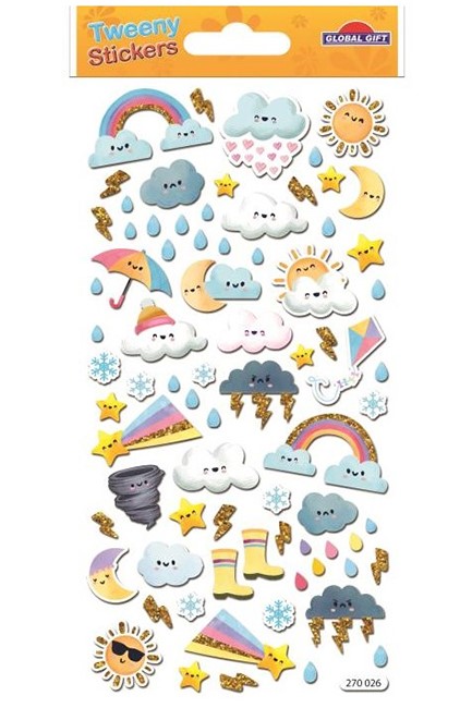 STICKERS TWEENY 9*17cm.270017 ΚΑΙΡΟΣ