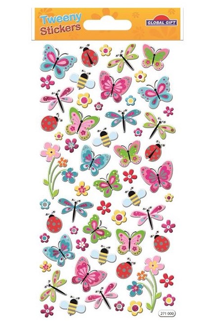 STICKERS TWEENY 9*17cm.271000 ΠΕΤΑΛΟΥΔΕΣ