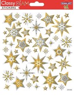 STICKERS XMAS CLASSY 15*17cm.210553 ΑΣΤΕΡΙΑ