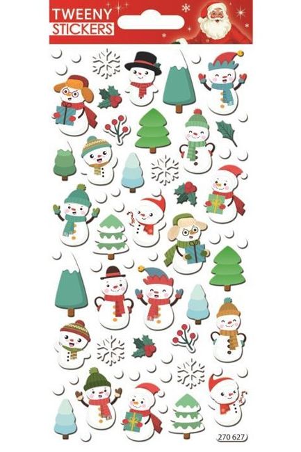 STICKERS XMAS TWEENY 9*17cm.270627 ΧΙΟΝΑΝΘΡΩΠΟΙ