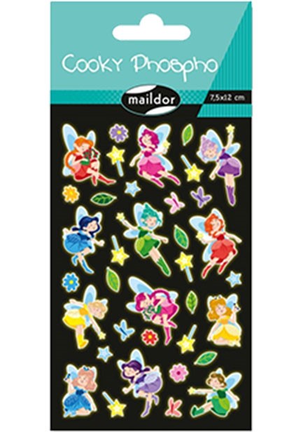 STICKERS COOKY 7,5*12cm.ΦΩΣΦΟΡΟΥΧΕΣ ΝΕΡΑΙΔΕΣ