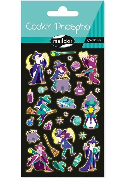 STICKERS COOKY 7,5*12cm.ΦΩΣΦΟΡΟΥΧΑ MAGIC