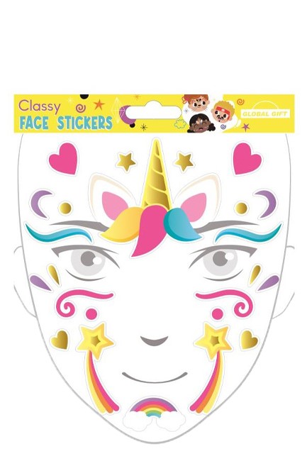STICKERS ΠΡΟΣΩΠΟΥ CLASSY 15*17cm.211051 ΜΟΝΟΚΕΡΟΣ