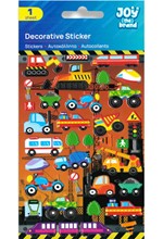 STICKERS JOY 10*15cm.ΟΧΗΜΑΤΑ ΕΡΓΟΤΑΞΙΟΥ 8002280