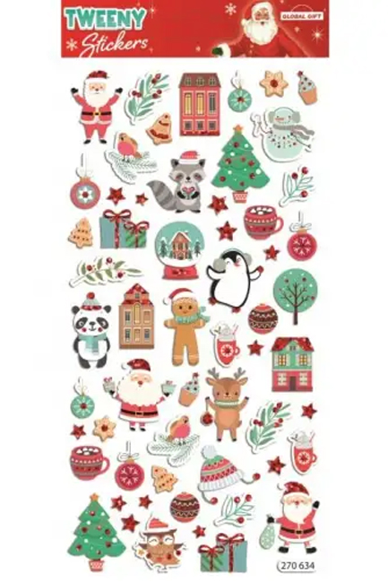 STICKERS XMAS TWEENY 9*17cm.270634 ΔΑΣΟΣ