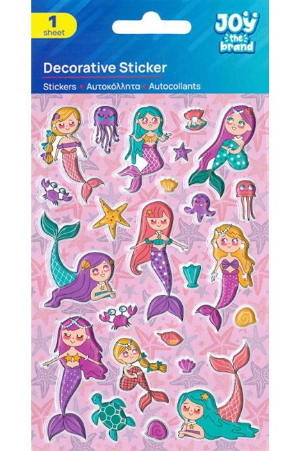 STICKERS JOY 10*15cm.ΓΟΡΓΟΝΕΣ