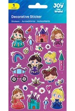 STICKERS JOY 10*15cm.ΠΡΙΓΚΙΠΙΣΣΕΣ