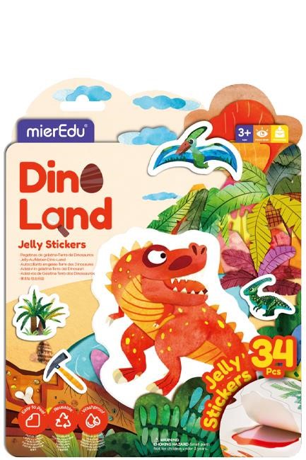 STICKERS MIER EDU JELLY DINO LAND