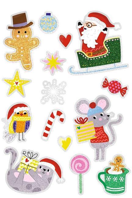 STICKERS TATTOO XMAS MOSES METALLIC M16706