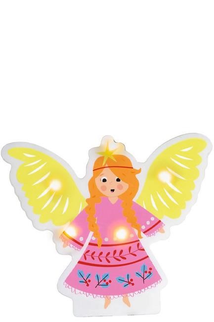 STICKER XMAS ΤΖΑΜΙΩΝ ΜΕ LED MOSES M16738