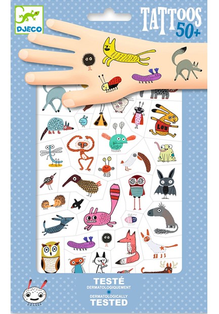 STICKERS TATTOO TEMPORARY DJECO ΜΙΚΡΑ ΠΛΑΣΜΑΤΑ