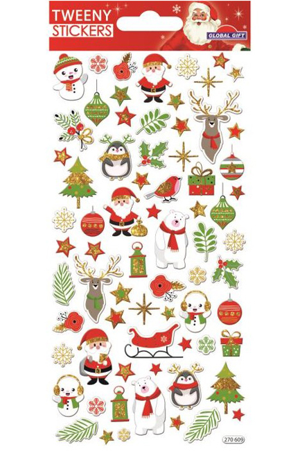 STICKERS XMAS TWEENY 9*17cm.270609 ΣΧΕΔΙΑ