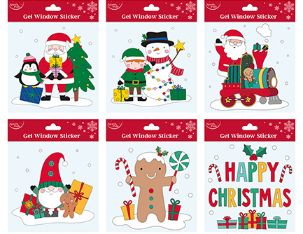 STICKERS XMAS ΤΖΑΜΙΩΝ 17*17cm.36208