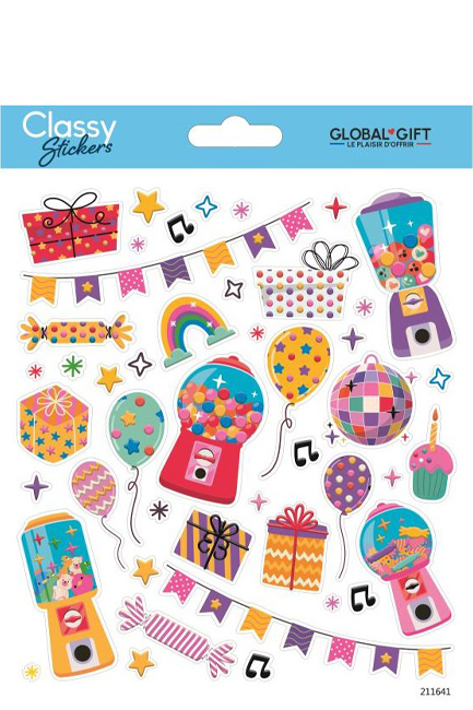 STICKERS CLASSY 15*17CM.211641