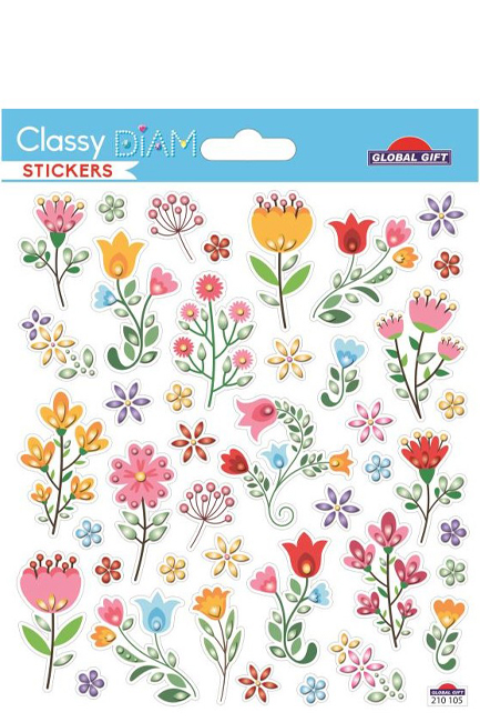 STICKERS CLASSY 15*17CM.210105 ΛΟΥΛΟΥΔΙΑ