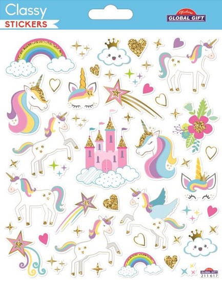 STICKERS CLASSY 15*17CM.211617 ΜΟΝΟΚΕΡΟΙ