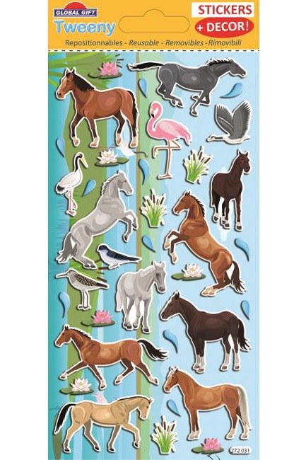 STICKERS TWEENY 9*17cm.+ΣΕΝΑΡΙΟ 272031 ΑΛΟΓΑ