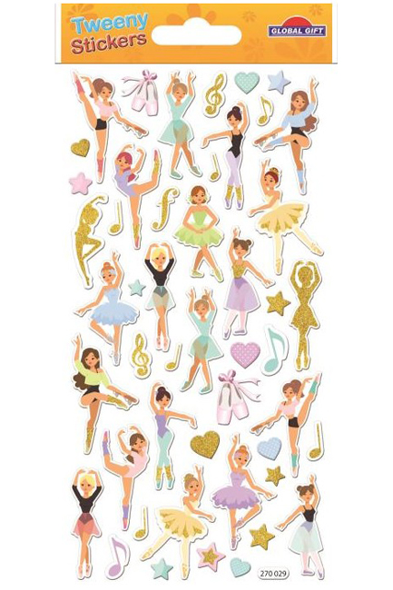 STICKERS TWEENY 9*17cm.270029 ΜΠΑΛΑΡΙΝΕΣ