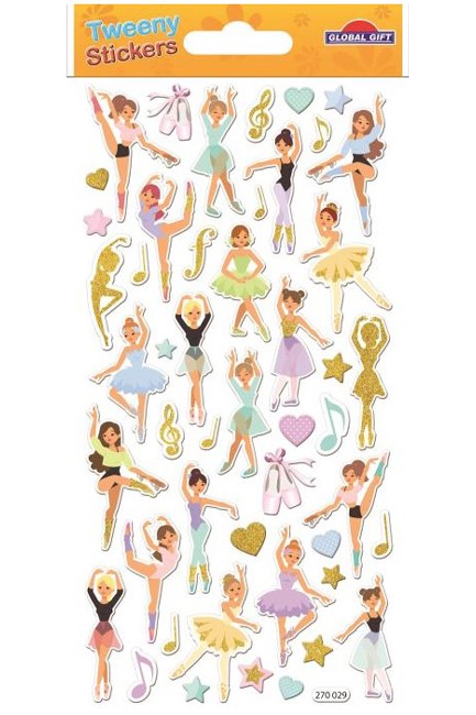 STICKERS TWEENY 9*17cm.270029 ΜΠΑΛΑΡΙΝΕΣ