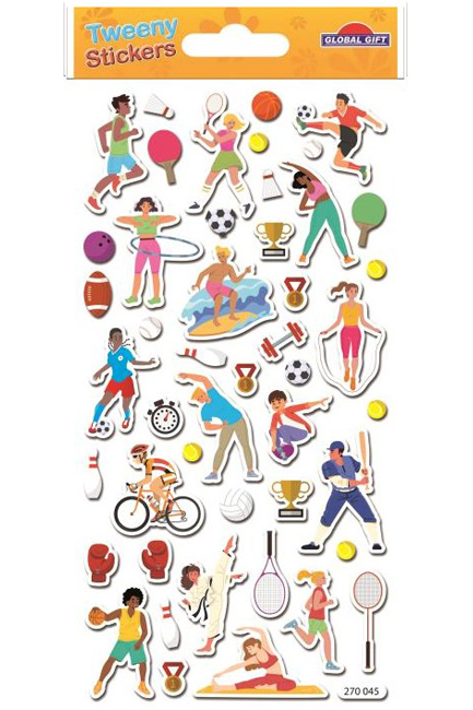 STICKERS TWEENY 9*17cm.270045 ΑΘΛΗΜΑΤΑ