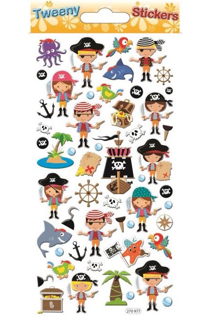 STICKERS TWEENY 9*17cm.270977 ΠΕΙΡΑΤΕΣ